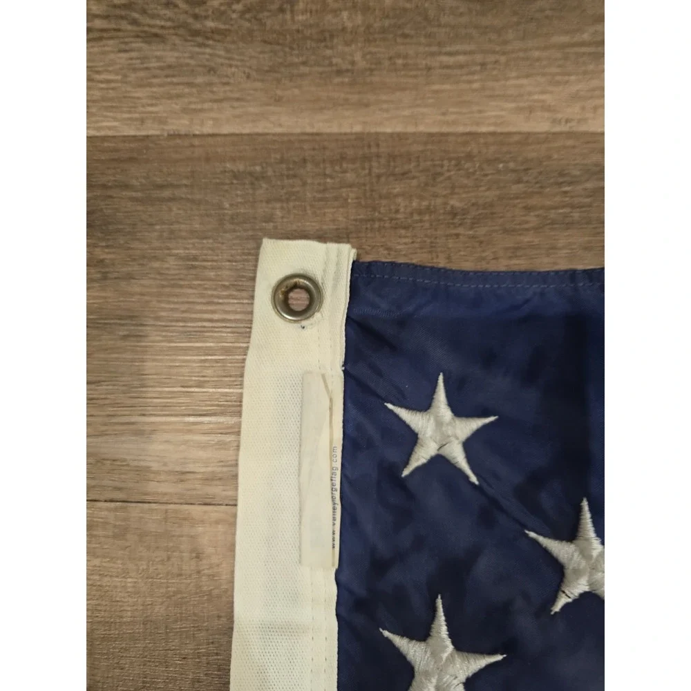 COMMERCIAL GRADE VALLEY FORGE 3X5 AMERICAN FLAG PERMA-NYL 100% NYLON MADE IN USA
